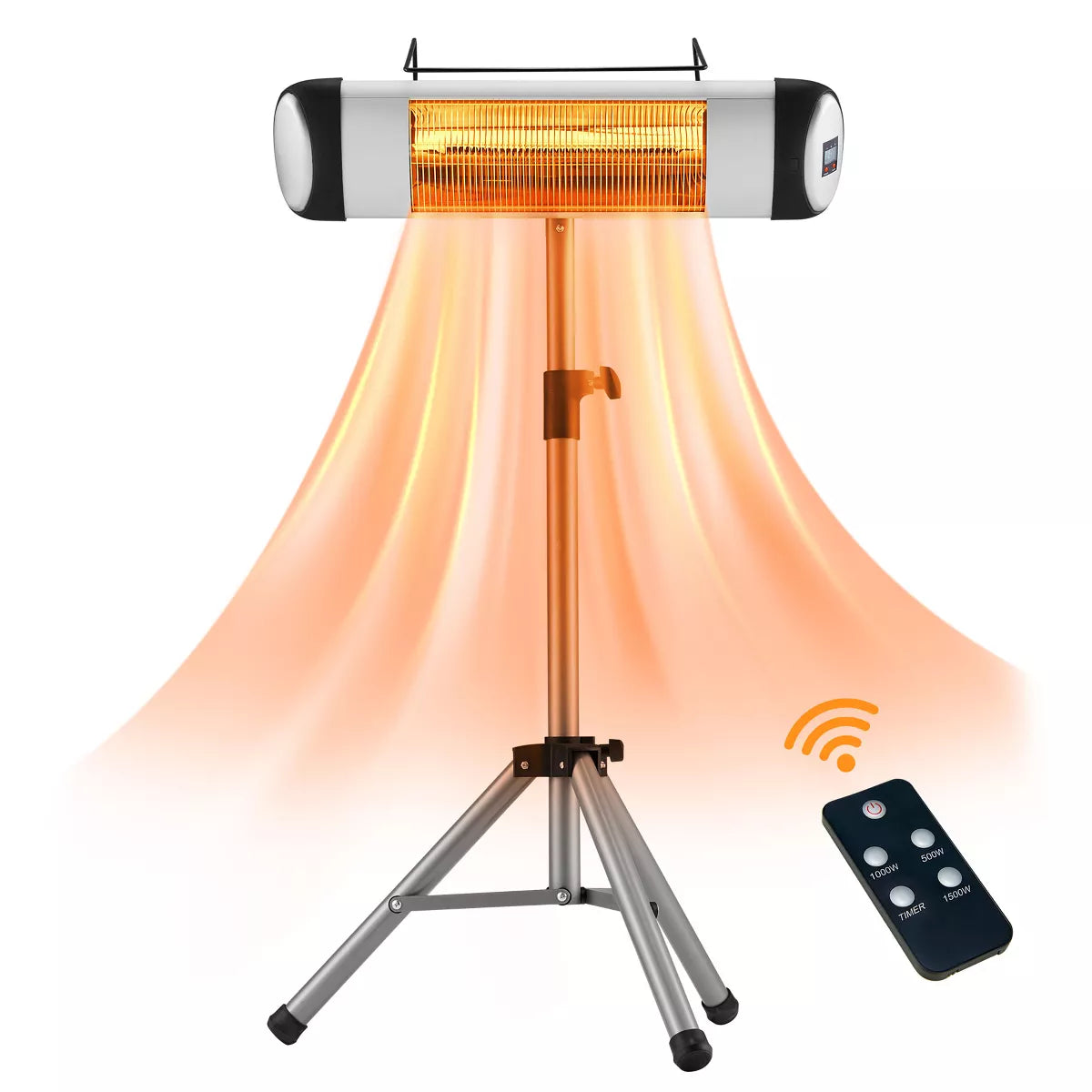 JOMEED 15000W Electric Outdoor Patio Heater with Remote and 3 Heat Settings