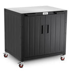 Outdoor Kitchen Series 36" 304 Stainless Steel Freestanding Kitchen Grill Cart with Cabinet