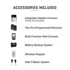 Signature Series 2 Hpc Premium Screw Drive Smart Garage Door Opener with Battery Backup, Alexa/Google Assistant Ready