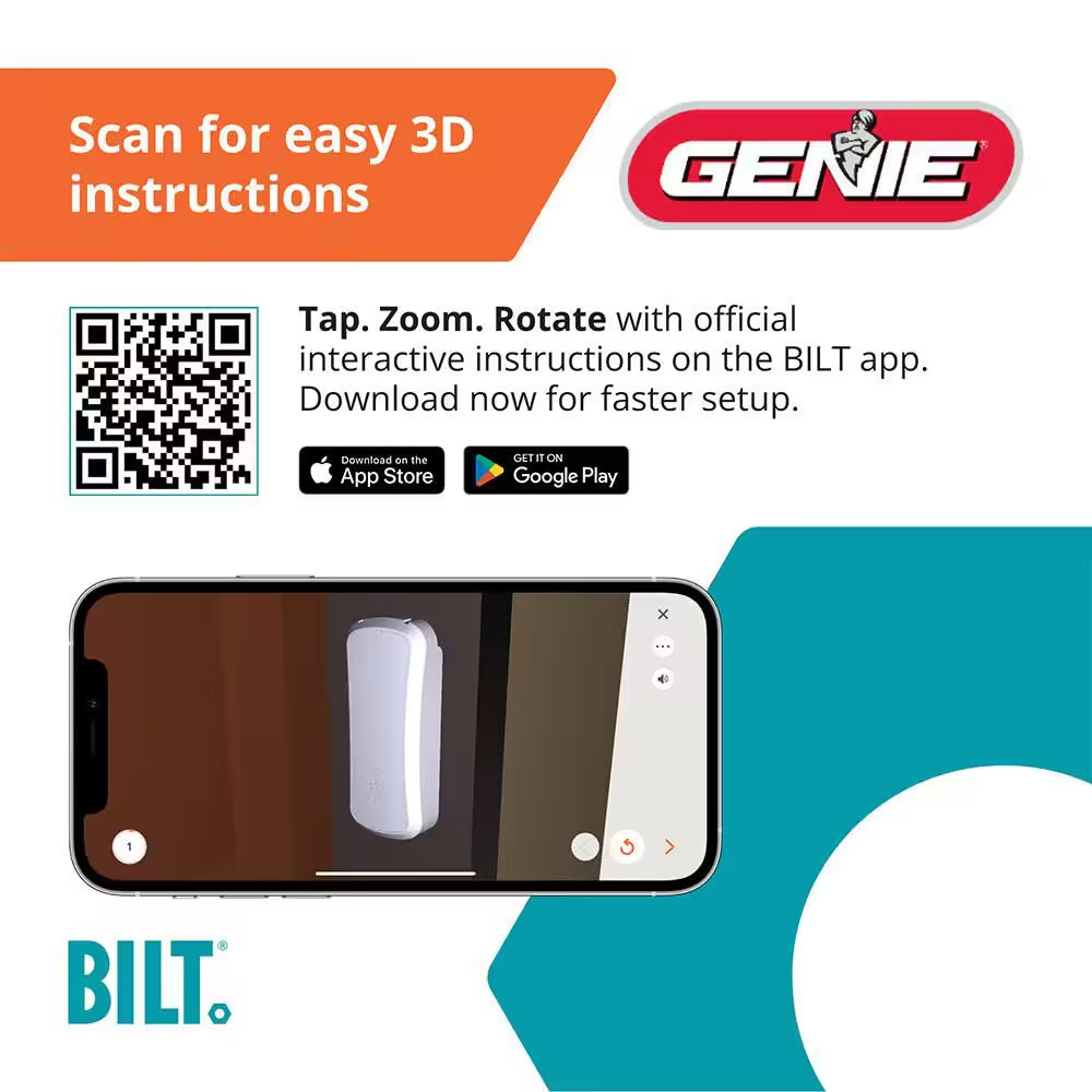 Signature Series 2 Hpc Premium Screw Drive Smart Garage Door Opener with Battery Backup, Alexa/Google Assistant Ready