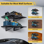 2-Pack, 24 In. W X 36 In. D Garage Wall Shelf, Garage Storage Wall Garage Shelves, Heavy Duty Garage Storage Rack