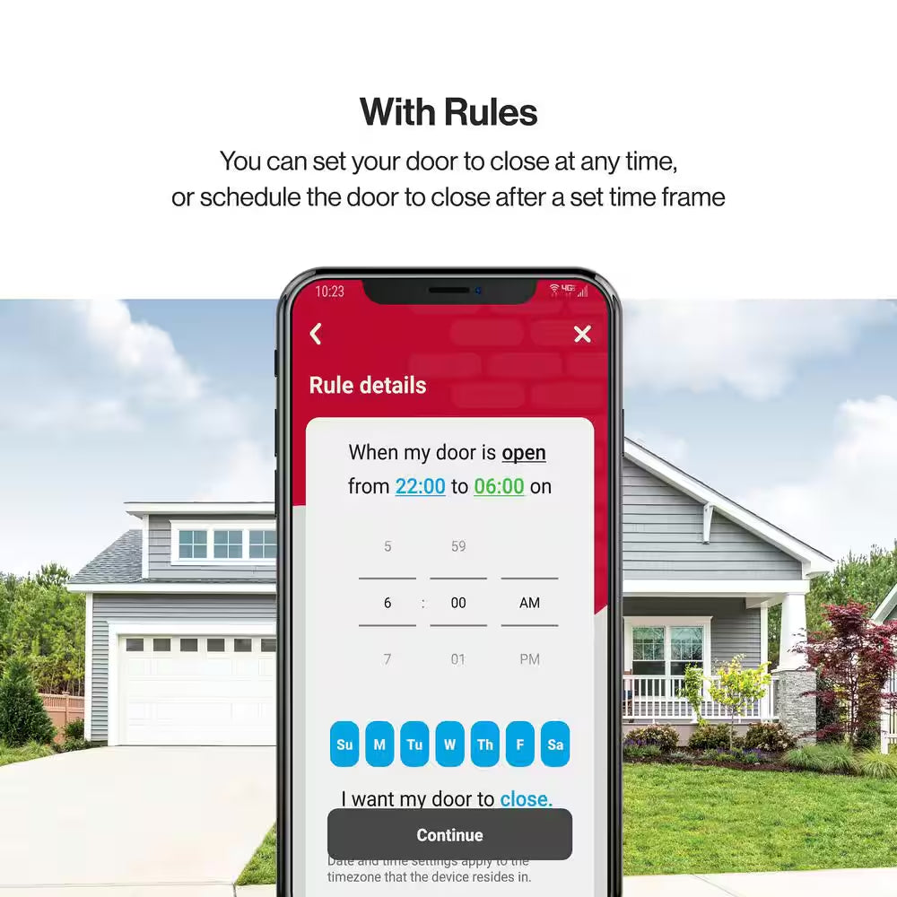 Signature Series 2 Hpc Premium Screw Drive Smart Garage Door Opener with Battery Backup, Alexa/Google Assistant Ready