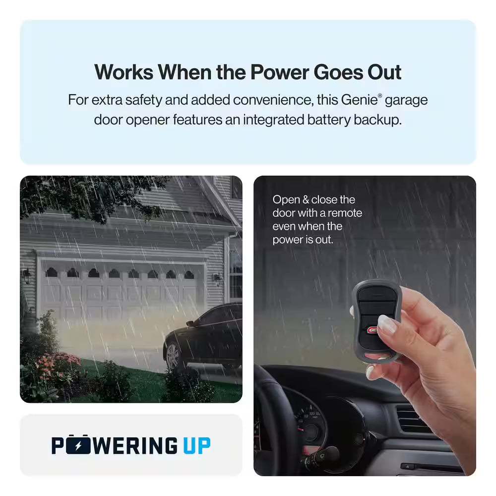 Signature Series 2 Hpc Premium Screw Drive Smart Garage Door Opener with Battery Backup, Alexa/Google Assistant Ready