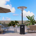 48000 BTU Black Propane Patio Heater with Cover