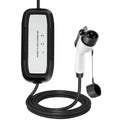 Portable 16A 110-240 Volt Level 1 Level 2 EV Charger with NEMA 6-20 Plug and 5-15 Adapter for J1772