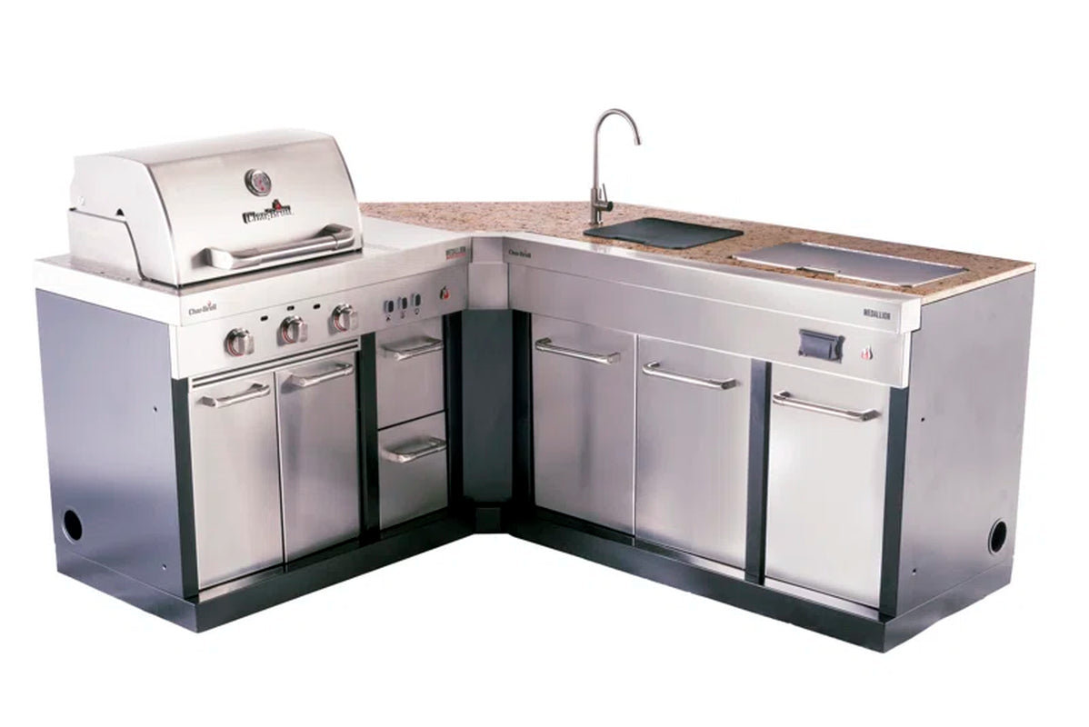 Medallion Series 3-Piece Modular Outdoor Kitchen Set