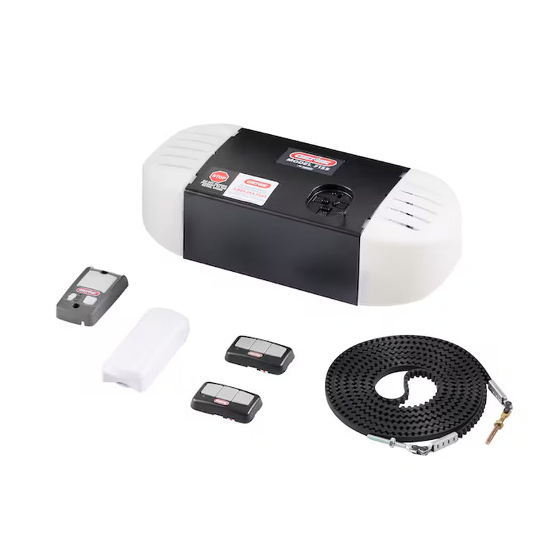 1-1/4 Hpc Smart Compatible Belt Drive Garage Door Opener Wi-Fi Compatibility and Battery Back-Up