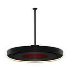 Bromic Heating Eclipse Smart-Heat™ 28-Inch Dual Element 240V Electric Infrared Patio Heater, 2900W [BH0920001-1] (SAK41624)