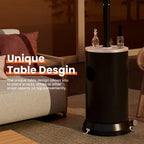 48000 BTU Black Propane Patio Heater with Cover
