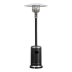 50000 BTU Propane Patio Heater Standing Steel with Wheels Black