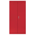 Classic Series 36 In. W X 72 In. H X 18 In. D 24-Gauge 5-Shelf Steel Freestanding Garage Storage Cabinet in Red