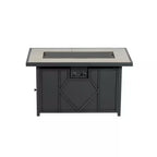 42 In. 60,000BTU Fire Pit Propane Gas Fire Pit Table Rectangular Tabletop