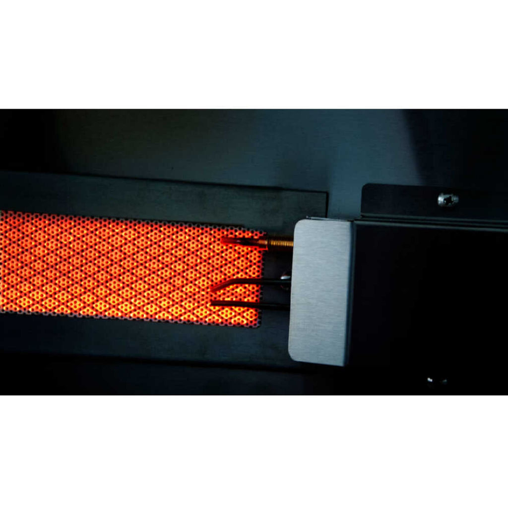 Edgestar 89K BTU 36" Liquid Propane Freestanding LED Lighting Grill Cart With Rotisserie (SAK85914)