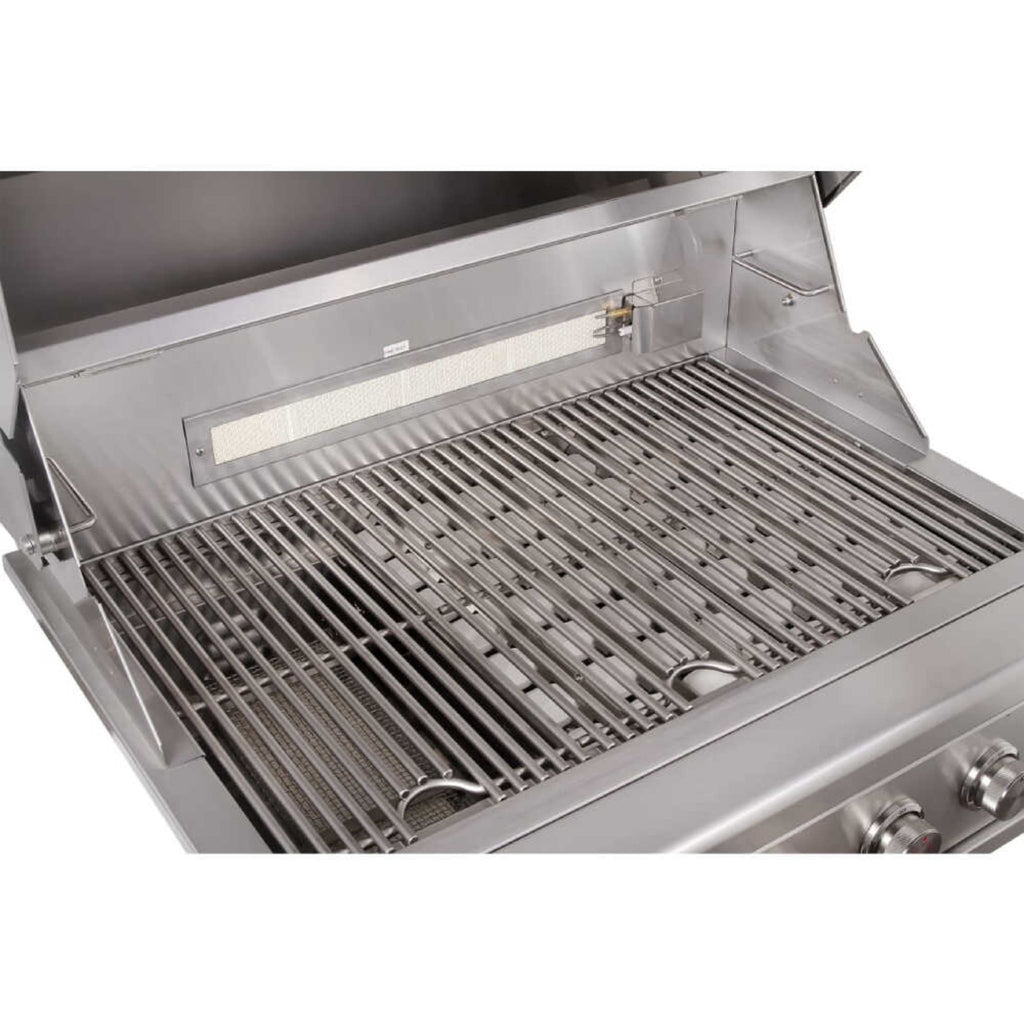 Edgestar 89K BTU 42" Wide Natural Gas Freestanding Grill Cart With Rotisserie And Lighted Knobs (SAK56935)