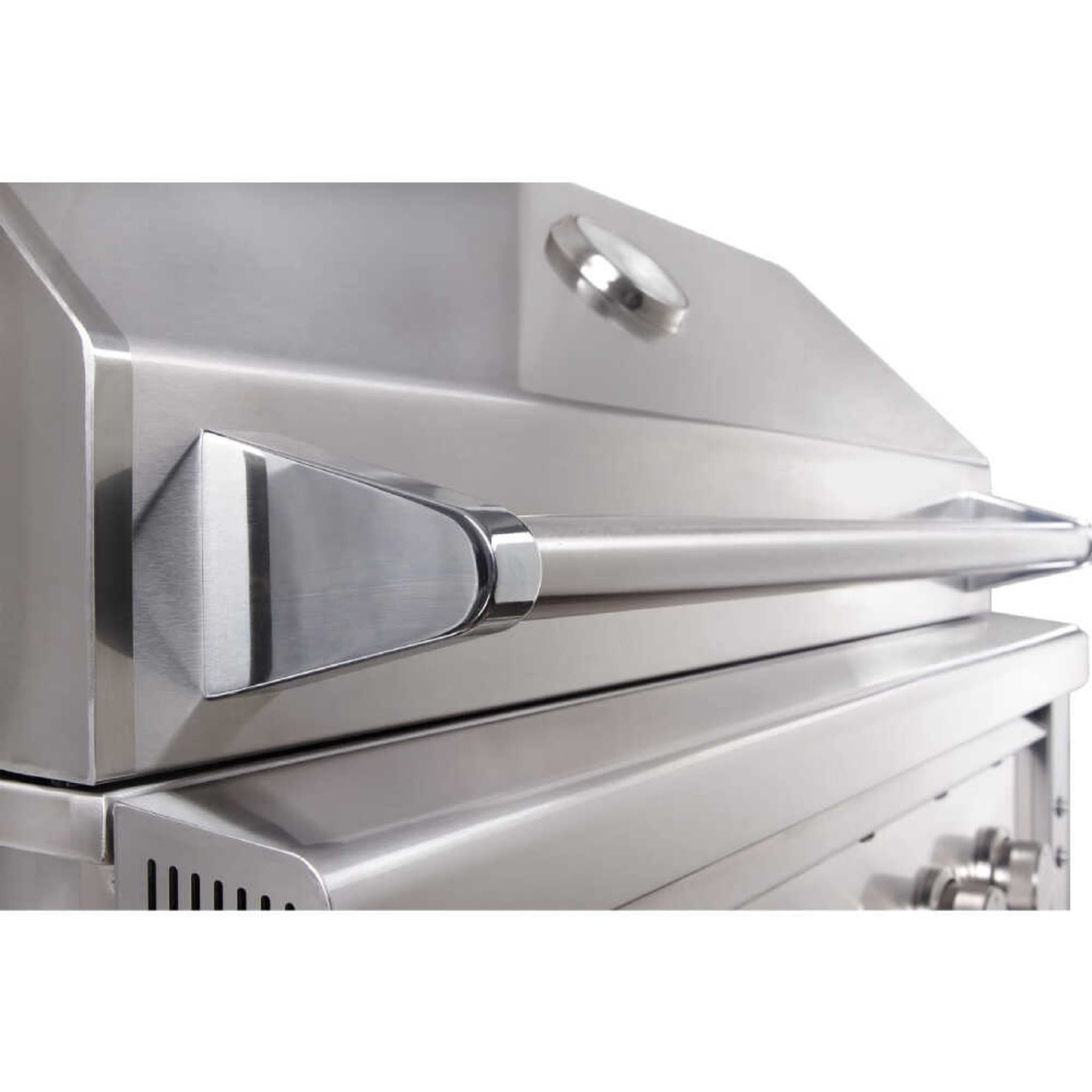 Edgestar 89K BTU 42" Wide Natural Gas Freestanding Grill Cart With Rotisserie And Lighted Knobs (SAK56935)